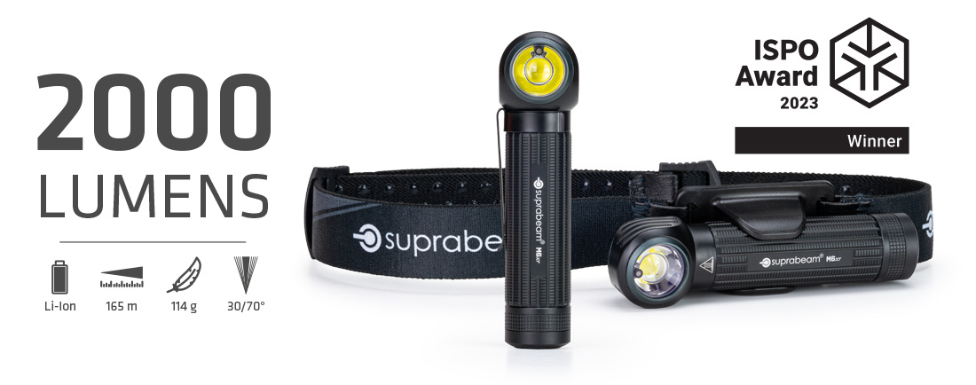 Multilampe M6xr (Stirn- + Taschenlampe kombiniert)